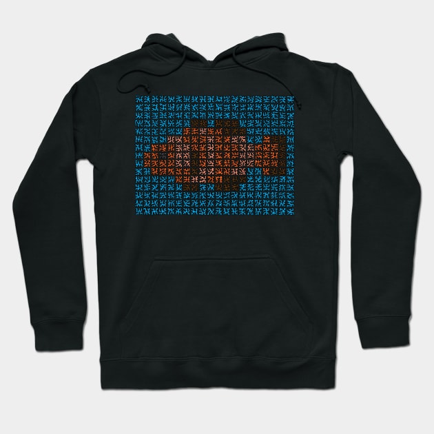 Pixelated Clownfish Hoodie by NightserFineArts